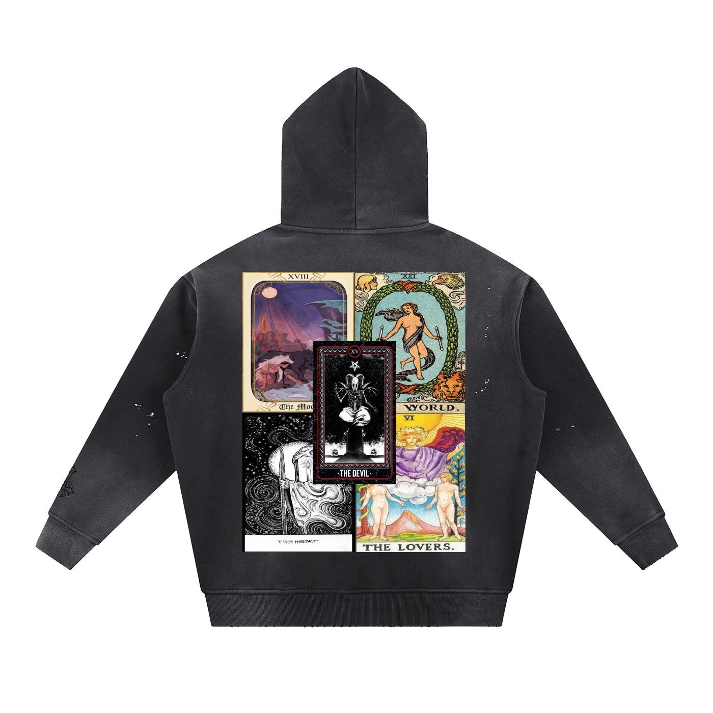 HYP3RX Frayed Fleece Hoodie