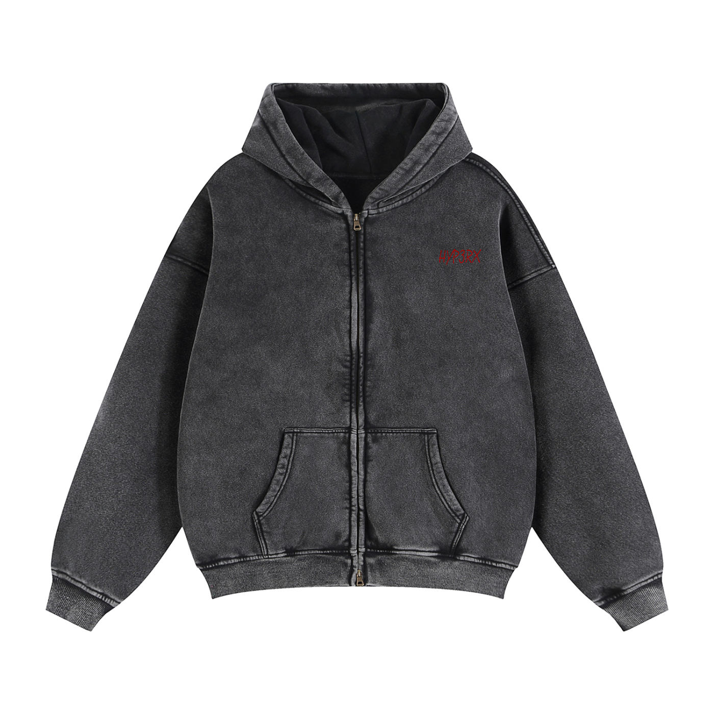 HYP3RX Zip-up Fleece Hoodie
